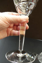 Load image into Gallery viewer, Pair of Stuart Crystal Aura Wine Glases Jasper Conran 9 inches
