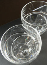 Load image into Gallery viewer, Pair of Stuart Crystal Aura Wine Glases Jasper Conran 9 inches
