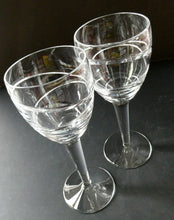 Load image into Gallery viewer, Pair of Stuart Crystal Aura Wine Glases Jasper Conran 9 inches
