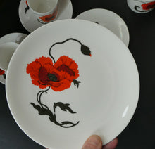 Load image into Gallery viewer, Pair of Susie Cooper Cornpoppy Trios
