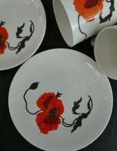 Load image into Gallery viewer, Pair of Susie Cooper Cornpoppy Trios
