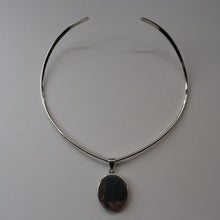 Load image into Gallery viewer, Stylish Vintage DANISH Silver Torque and Ebony Pendant by Niels Erik From (1908 - 1982)
