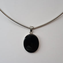Load image into Gallery viewer, Stylish Vintage DANISH Silver Torque and Ebony Pendant by Niels Erik From (1908 - 1982)
