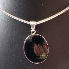 Load image into Gallery viewer, Stylish Vintage DANISH Silver Torque and Ebony Pendant by Niels Erik From (1908 - 1982)
