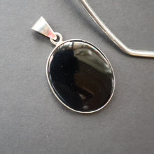 Load image into Gallery viewer, Stylish Vintage DANISH Silver Torque and Ebony Pendant by Niels Erik From (1908 - 1982)

