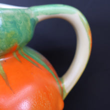 Load image into Gallery viewer, Large 1930s TUDOR Ceramics Art Deco Colourful Dripware Jug. Height 6 1/2 inches
