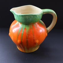 Load image into Gallery viewer, Large 1930s TUDOR Ceramics Art Deco Colourful Dripware Jug. Height 6 1/2 inches
