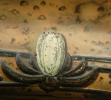 Load image into Gallery viewer, Antique  Edwardian Art Nouveau Confectionary Tin. Dragonfly Design
