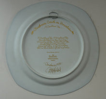 Load image into Gallery viewer, BJORN WIINBLAD Large Porcelain Wall Plate. CHRISTMAS 1896 Rosenthal Studio-Line. 11 INCHES
