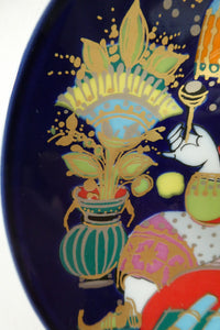  Plate by BJORN WIINBLAD for Rosenthal. Oriental Night Music Series. Xylophone Player