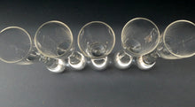 Load image into Gallery viewer, 1950s HOLMEGAARD Princess Schnapps Glasses with Internal Bubble
