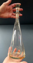 Load image into Gallery viewer, 1950s HOLMEGAARD Princess Tall Conical Decanter with Internal Bubble in Stopper
