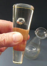 Load image into Gallery viewer, 1950s HOLMEGAARD Princess Tall Conical Decanter with Internal Bubble in Stopper
