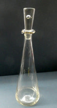 Load image into Gallery viewer, 1950s HOLMEGAARD Princess Tall Conical Decanter with Internal Bubble in Stopper
