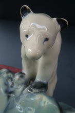 Load image into Gallery viewer, 1930s ART DECO Czech Polar Bear Bowl. Very Decorative Figurative Centerpiece Designed by Ditmar Urbach (Copy)
