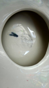 1930s ART DECO Czech Polar Bear Bowl. Very Decorative Figurative Centerpiece Designed by Ditmar Urbach 