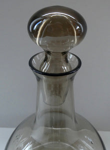 SIX Caithness LYBSTER Peat Whisky Tumblers. Plus Lybster Decanter Bottle