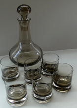 Load image into Gallery viewer, SIX Caithness LYBSTER Peat Whisky Tumblers. Plus Lybster Decanter Bottle

