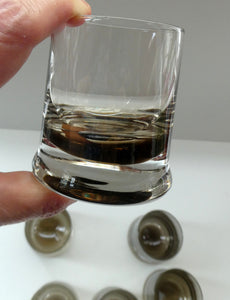 SIX Caithness LYBSTER Peat Whisky Tumblers. Plus Lybster Decanter Bottle