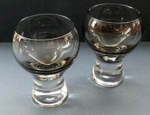 Large Red Wine Goblet Caithness Canisbay Glass 1970s Colin Terris