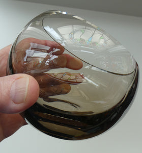 1970s Space Age Bowl Designed by Colin Terris for Caithness Glass