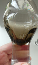 Load image into Gallery viewer, SIX Caithness CANISBAY LARGE Peat Coloured Wine Glasses. Space Age Shape. 5 1/4 inches in height

