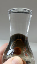 Load image into Gallery viewer, SIX Caithness CANISBAY LARGE Peat Coloured Wine Glasses. Space Age Shape. 5 1/4 inches in height
