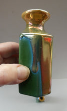 Load image into Gallery viewer, SCOTTISH POTTERY. Three 1970s / 1980s Margery Clinton Lustre Glaze Miniature Bottle Vases
