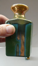 Load image into Gallery viewer, SCOTTISH POTTERY. Three 1970s / 1980s Margery Clinton Lustre Glaze Miniature Bottle Vases
