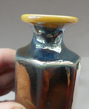 Load image into Gallery viewer, SCOTTISH POTTERY. Three 1970s / 1980s Margery Clinton Lustre Glaze Miniature Bottle Vases
