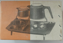 Load image into Gallery viewer,  Vintage 1960s Pyrex Hot Water Set with Heating Tray &amp; Original Box. UNUSE
