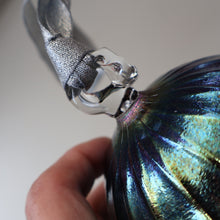 Load image into Gallery viewer, 1980s John Ditchfield. Rare Large Glasform Glass Ball with Clear Glass Hanging Loop
