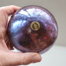 Load image into Gallery viewer, 1980s John Ditchfield. Rare Large Glasform Glass Ball with Clear Glass Hanging Loop
