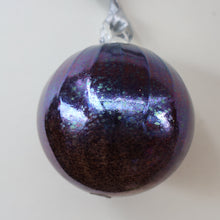 Load image into Gallery viewer, 1980s John Ditchfield. Rare Large Glasform Glass Ball with Clear Glass Hanging Loop
