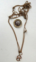 Load image into Gallery viewer, Long Fancy Guard or Muff Chain with Gold Ball Inclusions. 14 Carat Gold. Weight 11 grams
