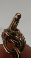 Load image into Gallery viewer, Long Fancy Guard or Muff Chain with Gold Ball Inclusions. 14 Carat Gold. Weight 11 grams

