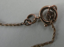 Load image into Gallery viewer, Long Fancy Guard or Muff Chain with Gold Ball Inclusions. 14 Carat Gold. Weight 11 grams
