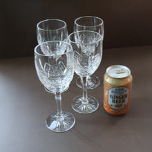 Load image into Gallery viewer, PAIR of Vintage Edinburgh Crystal LARGE Wine Glasses. MONTROSE PATTERN. 7 3/4 inches
