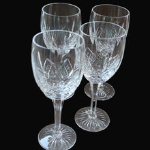 Load image into Gallery viewer, PAIR of Vintage Edinburgh Crystal LARGE Wine Glasses. MONTROSE PATTERN. 7 3/4 inches
