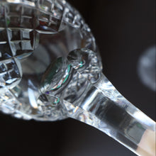 Load image into Gallery viewer, PAIR of Vintage Edinburgh Crystal LARGE Wine Glasses. MONTROSE PATTERN. 7 3/4 inches
