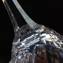 Load image into Gallery viewer, PAIR of Vintage Edinburgh Crystal LARGE Water / Red Wine Glasses. MONTROSE PATTERN. 8 1/4 inches
