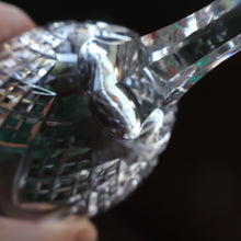 Load image into Gallery viewer, PAIR of Vintage Edinburgh Crystal LARGE Water / Red Wine Glasses. MONTROSE PATTERN. 8 1/4 inches
