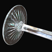 Load image into Gallery viewer, PAIR of Vintage Edinburgh Crystal LARGE Water / Red Wine Glasses. MONTROSE PATTERN. 8 1/4 inches
