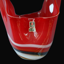 Load image into Gallery viewer, Large Vintage JAPANESE Marti / Multi Glass (Fukuoka) Vase with Original Sticker
