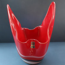 Load image into Gallery viewer, Large Vintage JAPANESE Marti / Multi Glass (Fukuoka) Vase with Original Sticker
