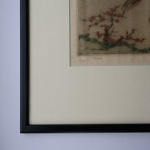 Load image into Gallery viewer, 1930s ORIGINAL Hand Coloured Drypoint by Elyse Ashe Lord. Chinese Warriors on Horseback. Pencil Signed
