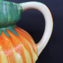 Load image into Gallery viewer, Large 1930s TUDOR Ceramics Art Deco Colourful Dripware Jug. Height 6 1/2 inches
