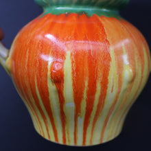 Load image into Gallery viewer, Large 1930s TUDOR Ceramics Art Deco Colourful Dripware Jug. Height 6 1/2 inches
