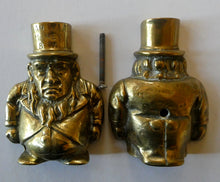 Load image into Gallery viewer, Genuine 1900s ANTIQUE Brass Money Box or Coin Bank in the Shape of Paul Kruger. President of the Transvaal
