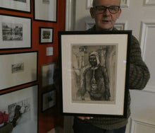 Load image into Gallery viewer, 1920s Etching Drypoint by George Bain. A Man from Macedonia. Pencil Signed
